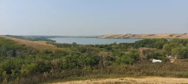 Blackstrap Lake from Sunset Ridge lookout
