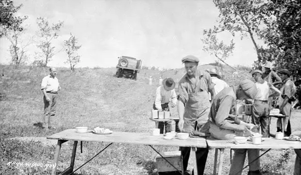 Dinner during Relief Project No. 44